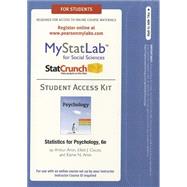 NEW MyStatLab with Pearson eText -- Standalone Access Card -- for Statistics for Psychology 9780205847471
