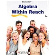 Elementary Algebra Algebra Within Reach 9781285087474