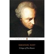 Critique of Pure Reason 9780140447477