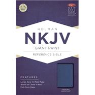 NKJV Giant Print Reference Bible, Cobalt Blue LeatherTouch 9781433617485