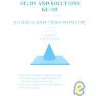 Study and Solutions Guide for Larson/Hostetler's Algebra and Trigonometry, 4th