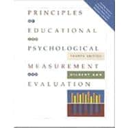 Principles of Educational and Psychological Measurement and Evaluation 9780534257491