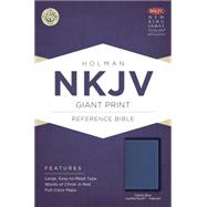 NKJV Giant Print Reference Bible, Cobalt Blue LeatherTouch, Indexed 9781433617492
