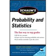 Schaum's Easy Outline of Probability and Statistics, Revised Edition 9780071777513