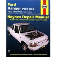 Haynes Repair Manual Ford Ranger Pick-ups, 1993 Thru 2008 9781563927515