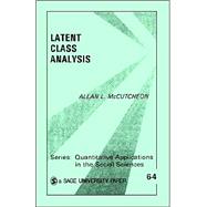 LATENT CLASS ANALYSIS
