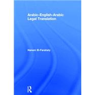 Arabic-English-Arabic Legal Translation 9780415707527