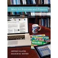 Math For Business and Finance: An Algebraic Approach 9780073377551