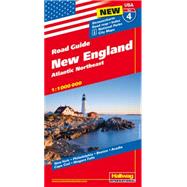 Hallwag USA New England Road Guide: Atlantic Northeast: New York, Philadelphia, Boston, Acadia, Cape Cod, Niagara Falls 9783828307551