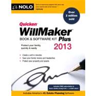 Quicken Willmaker Plus 2013: Book & Software Kit 9781413317558