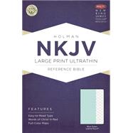 NKJV Large Print Ultrathin Reference Bible, Mint Green LeatherTouch 9781433617560