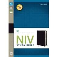 Holy Bible: New International Version Black Bonded Leather Study Bible 9780310437574