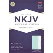 NKJV Large Print Ultrathin Reference Bible, Mint Green LeatherTouch, Indexed 9781433617577