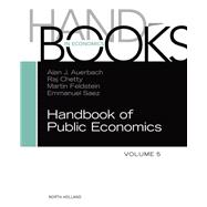 Handbook of Public Economics 9780444537591