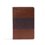 CSB Ultrathin Reference Bible, Saddle Brown LeatherTouch, Indexed 9781433647604