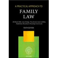 A Practical Approach to Family Law 9780198737605