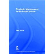 Strategic Management in the Public Sector 9780415527620