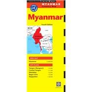 Periplus Travel Map Myanmar: Country Map 9780794607623