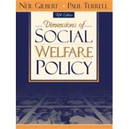 Dimensions of Social Welfare Policy 9780205337637