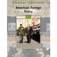 Annual Editions: American Foreign Policy 09/10 9780073397641