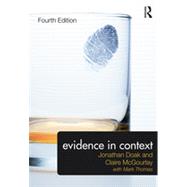 Evidence in Context 9780415737654