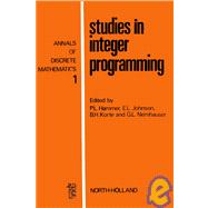 Studies in Integer Programming : Proceedings of the Institute of Operations Research Workshop, Spons