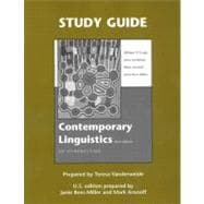 Study Guide for Contemporary Linguistics 9780312417659