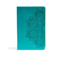 CSB Large Print Personal Size Reference Bible, Teal LeatherTouch 9781433647697