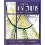 Thomas' Calculus, Early Transcendentals, Updated 9780321117700
