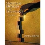 Statistical Methods for Psychology (with CD-ROM and InfoTrac) 9780534377700