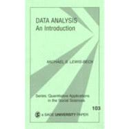 Data Analysis : An Introduction