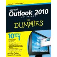Outlook 2010 All-in-One For Dummies 9780470487730