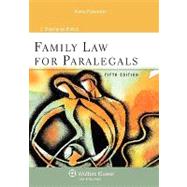 Family Law for Paralegals 5e 9780735587731
