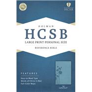 HCSB Large Print Personal Size Bible, Teal LeatherTouch 9781586407735