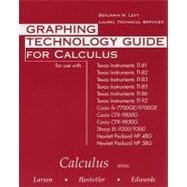 Graphing Technology Guide for Larson/Hostetler/Edwards' Calculus, 6th 9780395887738