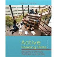 Active Reading Skills Reading and Critical Thinking in College (with MyReadingLab with Pearson eText Student Access Code Card) 9780205167746