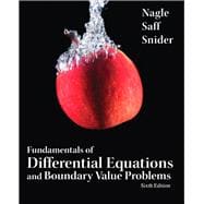 Fundamentals of Differential Equations and Boundary Value Problems 9780321747747