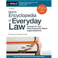 Nolo's Encyclopedia of Everyday Law 9781413327748