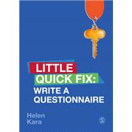 Write a Questionnaire