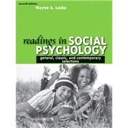 Readings in Social Psychology : General, Classicnd Contemporary Selections- (Value Pack W/MySearchLab) 9780205677757