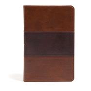 CSB Large Print Personal Size Reference Bible, Saddle Brown LeatherTouch, Indexed 9781433647765
