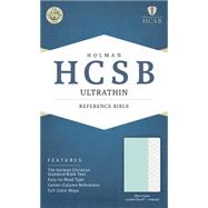 HCSB Ultrathin Reference Bible, Mint Green LeatherTouch, Indexed 9781433617782