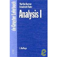 Analysis I