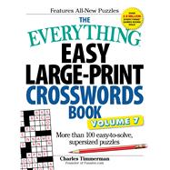 The Everything Easy Large-print Crosswords Book 9781440597794