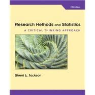 Research Methods and Statistics A Critical Thinking Approach 9781305257795