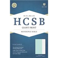 HCSB Giant Print Reference Bible, Mint Green LeatherTouch, Indexed 9781433617799