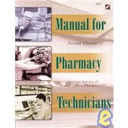 MANUAL FOR PHARMACY TECHNICIANS