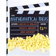 Mathematical Ideas with Student Solutions Manual and Video Resources on DVD 9780321777812