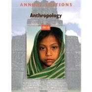 Annual Editions: Anthropology 09/10 9780073397832