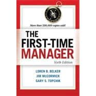 The First-time Manager 9780814417836